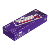 LORGAR KBP70MW, Wireless 65% Mechanical Gaming Keyboard Pro, White, EN layout - Image 5