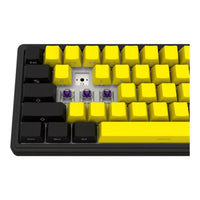 LORGAR KBP70MW, Wireless 65% Mechanical Gaming Keyboard Pro, Black/yellow, EN layout - Image 2