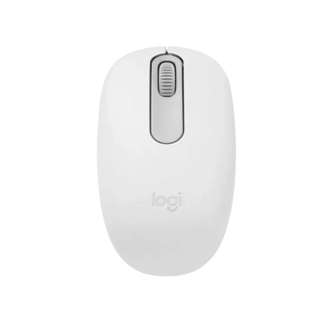 Logitech M196 Bluetooth Mouse 1000 DPI 12-Month Battery 3 Buttons (White)