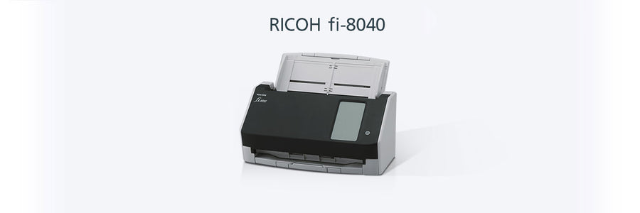 Ricoh fi-8040 A4 40ppm/80ipm Duplex ADF USB3.2 (RJ-45) Workgroup Desktop Scanner Figure8 power cable required
