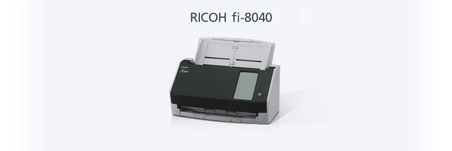 Ricoh fi-8040 A4 40ppm/80ipm Duplex ADF  USB3.2 (RJ-45) Workgroup Desktop Scanner Figure8 power cable required