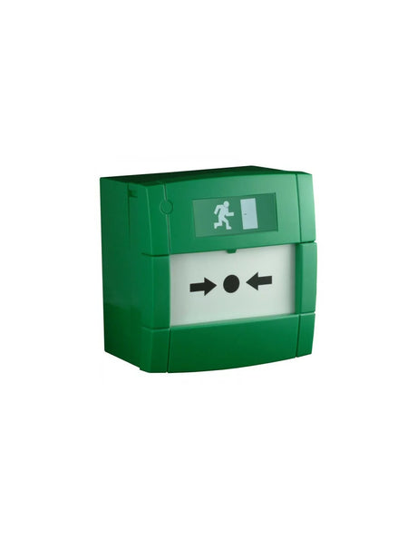 ZKTeco Manual Call Point - Green Resettable