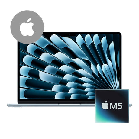 13-inch MacBook Air: Apple M5 chip with 10-core CPU and 10-core GPU, 24GB, 1TB SSD - Sky Blue