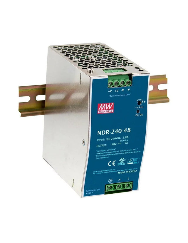 Mean Well - AC-DC Single output Industrial DIN rail power supply
