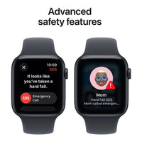Apple Watch SE 3 GPS + Cellular 44mm Midnight Aluminium Case with Midnight Sport Band - S/M,Model A3328 - Image 2