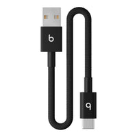Beats USB-A to USB-C Woven Short Cable (20 cm) - Bolt Black - Image 4