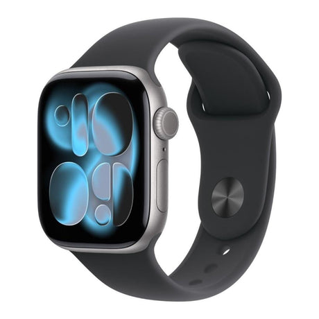 Apple Watch Series 11 GPS 42mm Space Grey Aluminium Case with Black Sport Band - M/L
