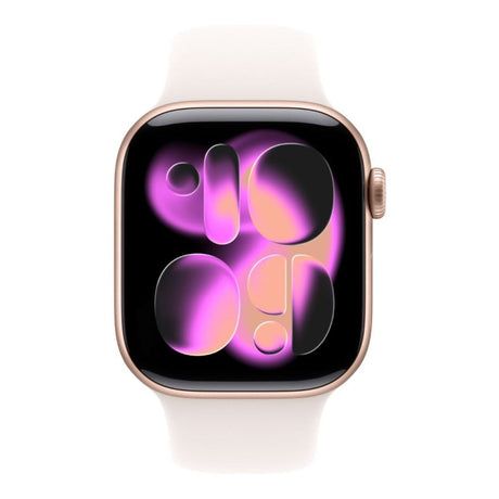 Apple Watch Series 11 GPS 42mm Rose Gold Aluminium Case with Light Blush Sport Band - M/L