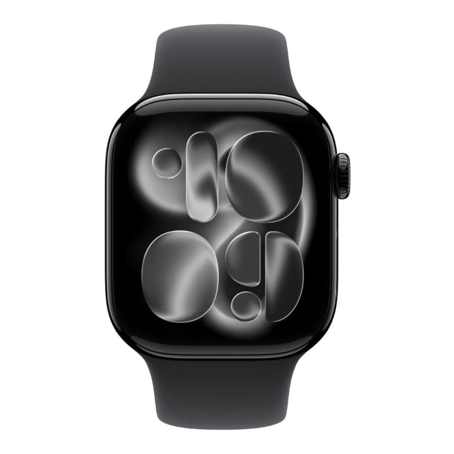 Apple Watch Series 11 GPS 46mm Jet Black Aluminium Case with Black Sport Band - M/L,Model A3333
