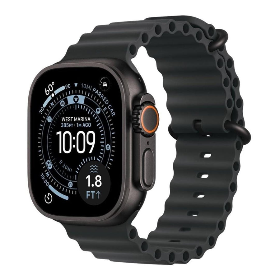 Apple Watch Ultra 3 GPS + Cellular 49mm Black Titanium Case with Black Ocean Band