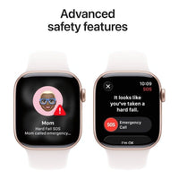 Apple Watch Series 11 GPS + Cellular 42mm Rose Gold Aluminium Case with Light Blush Sport Band - M/L,Model - Image 4