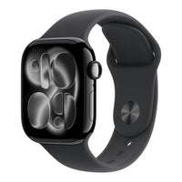 Apple Watch Series 11 GPS + Cellular 46mm Jet Black Aluminium Case with Black Sport Band - S/M,Model A3337 - Image 2