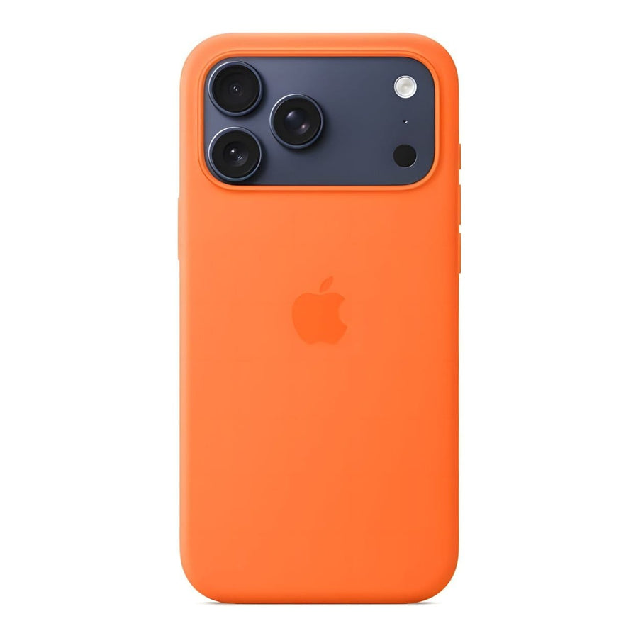 iPhone 17 Pro Max Silicone Case with MagSafe - Orange,Model A3560