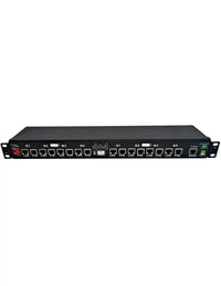 Micro Instruments - 8 Channel Gigabit POE Injector with a remote management Ethernet Port