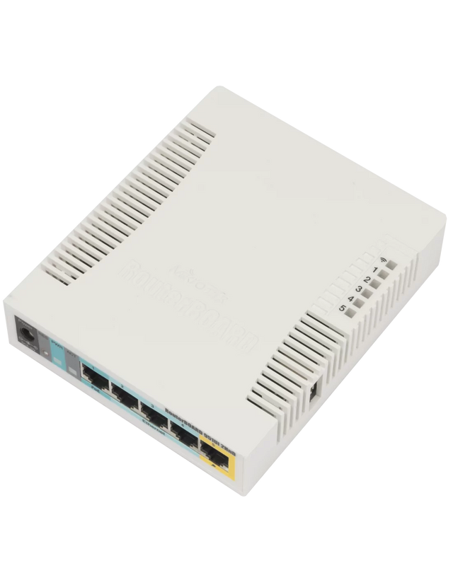 MikroTik 2.4GHz 5 Port Ethernet WiFi Router | RB951Ui-2HnD