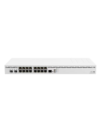 MikroTik CCR2004-16G-2S+, 16 x 1GB Ethernet ports and 2 x 10G SFP+ ports, 1x USB port