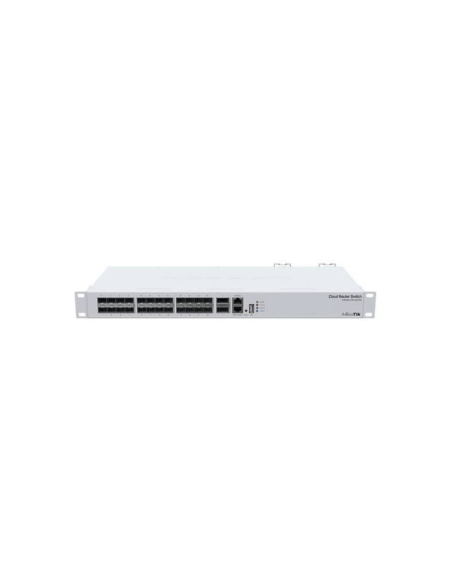 MikroTik Cloud RouterSwitch 24Port SFP+ 2Port QSFP | CRS326-24S+2Q+RM - 24