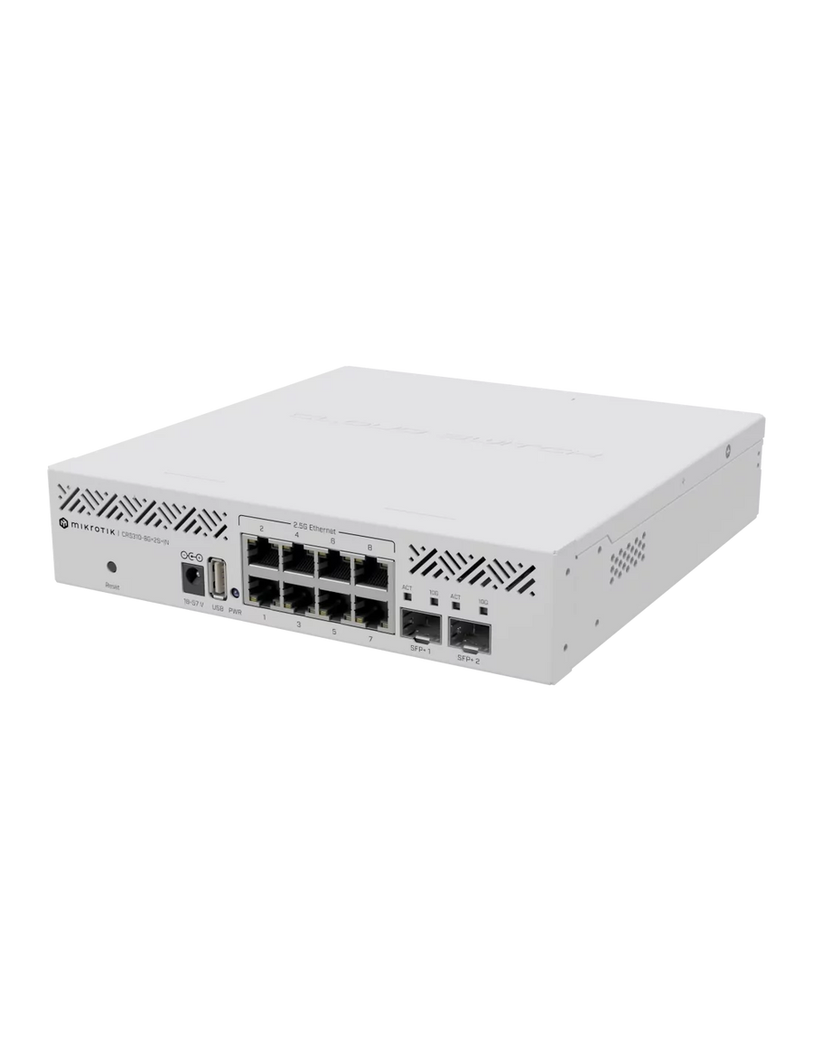 MikroTik CRS310-8G+2S+IN 8 Port 2.5Gbe Cloud Router Switch with SFP+
