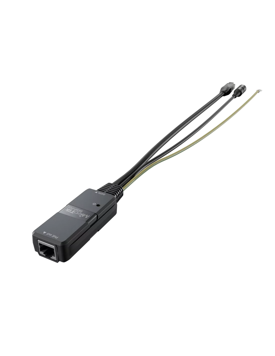 MikroTik Gigabit PoE injector with surge protection, indoor enclosure