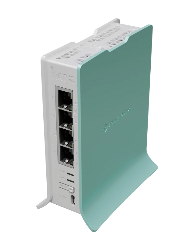 MikroTik hAP ax lite 4 Port Gigabit 600Mbps WiFi 6 Router | MT-RBHAP-AX-LITE