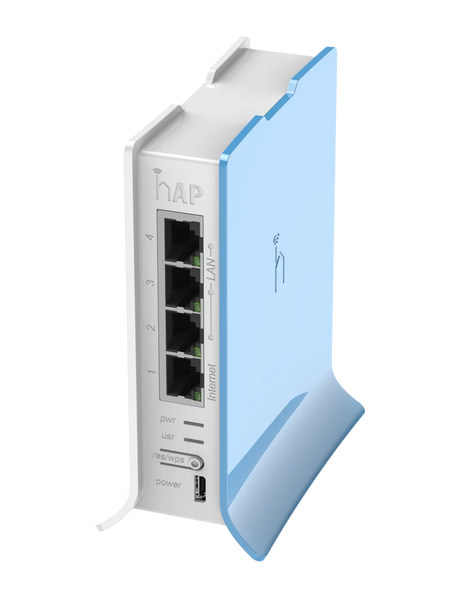 MikroTik hAP Lite Tower 4 Port Wi-Fi 4 Router