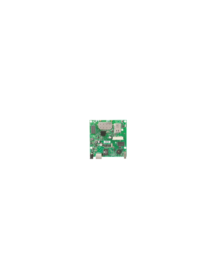 MikroTik RouterBOARD 912UAG-5HPnD with 5GHz radio,1 Gb port,1 MiniPCI-e,1 USB,1 Sim slot and 2 MMCX
