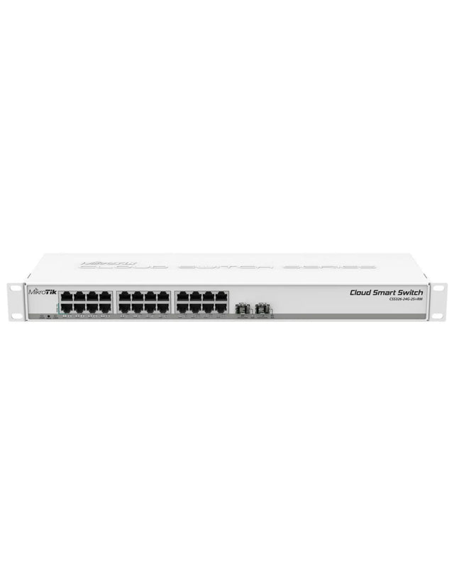MikroTik Smart Switch 24 Port Gigabit 2 SFP+ | CSS326-24G-2S+RM