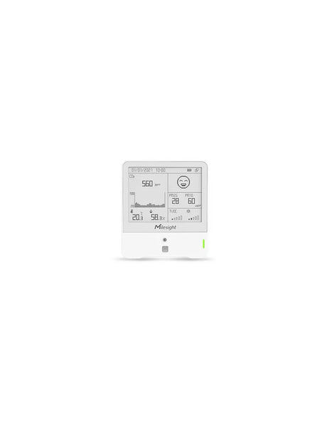 Milesight Indoor Ambience Monitor - Temp, Humidity, PIR, Light, TVOC, CO2, Barometric, PM2.5/10