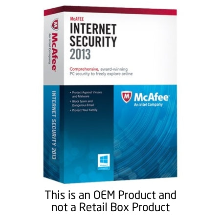 Mcafee Internet Security 2013 1 User