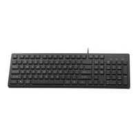 Mecer Black USB Slim Keyboard W/Copilot