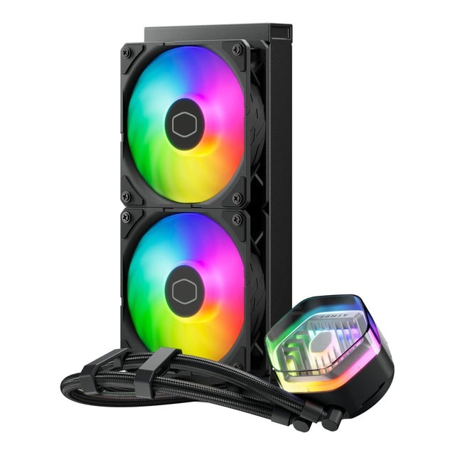 Cooler Master MasterLiquid 240 ATMOS 240mm AIO Liquid CPU Cooler RGB (Black)