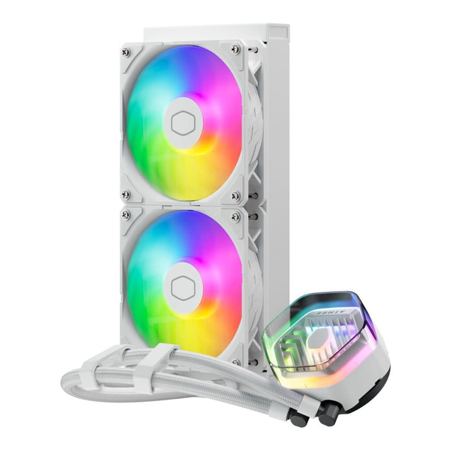 Cooler Master MasterLiquid 240 ATMOS 240mm AIO Liquid CPU Cooler RGB (White)