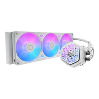 Cooler Master MasterLiquid Atmos II 360 AiO CPU Cooler with VRM Fan ARGB White LGA1851 AM5 - Image 3
