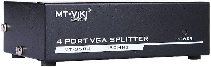 Mt-viki 4 Way VGA Spltter 350MHz