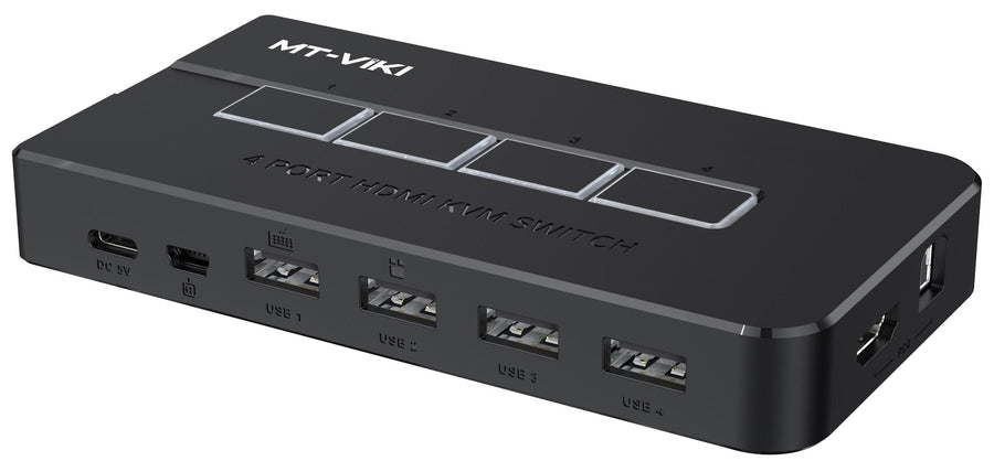 Mt-viki 4 Port Manual HDMI KVM Switch