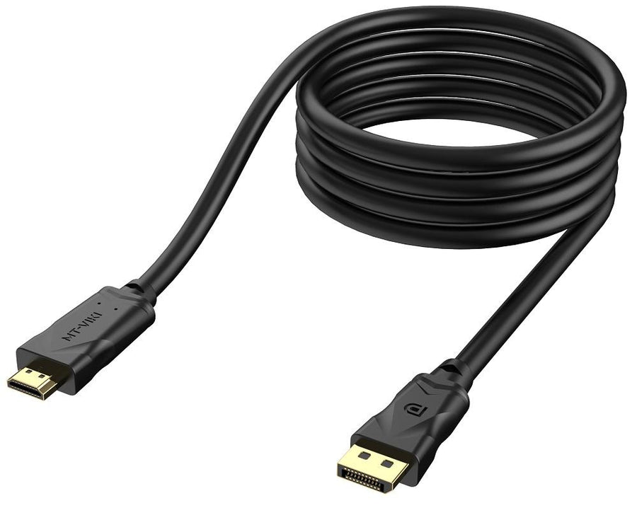 Mt-viki 3M DP to HDMI Converter Cable