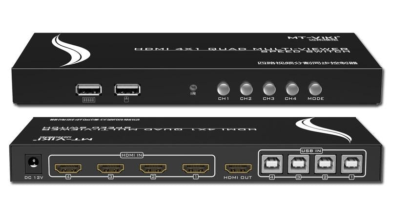 Mt-viki Quad HDMI Multiviewer