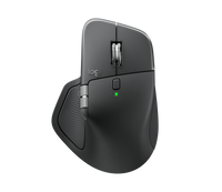 Logitech MX Master 4 – Wireless Mouse, Bluetooth – Silent – Graphite - Horizontal scroll wheel – Haptic feedback – Logi Bolt Receiver