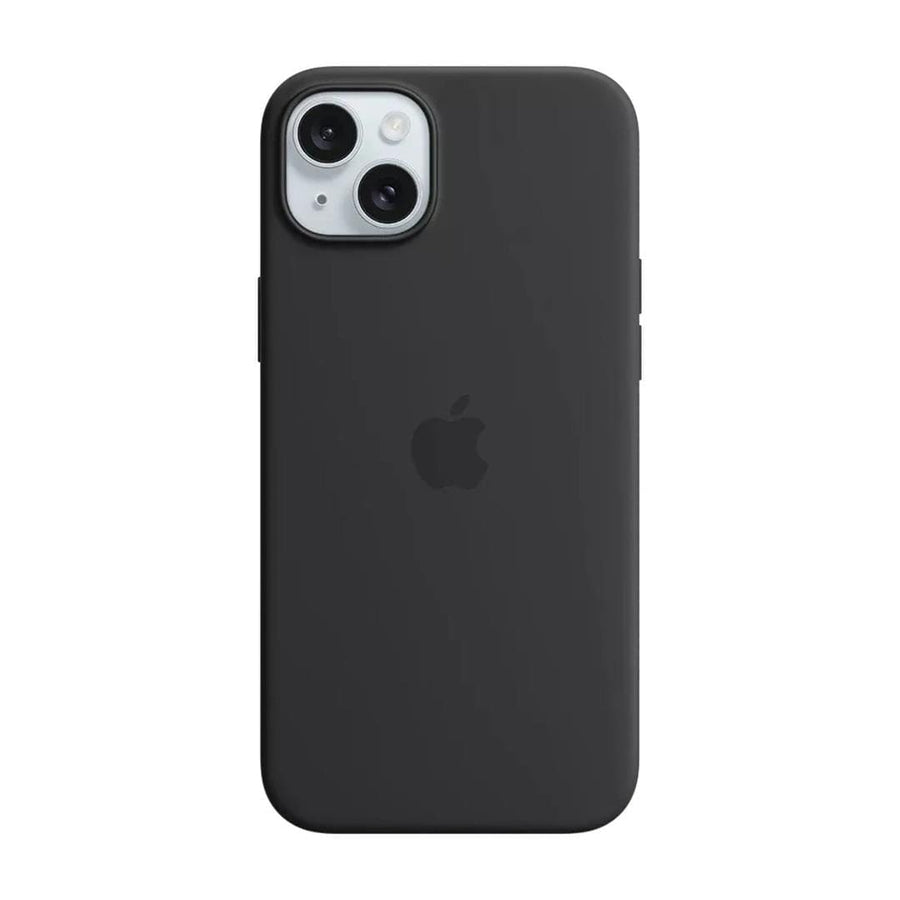iPhone 15 Plus Silicone Case with MagSafe - Black,Model A3124
