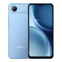 OSCAL Flat 3C LTE Smartphone, 6.65'' HD+ IPS 720*1612 90Hz, Quad-core T310 up to 2.0GHz Blue
