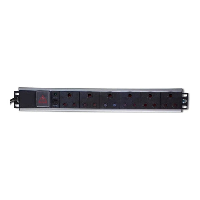 RCT RSA 6 way 16A 19' rack mount ZA Plug.