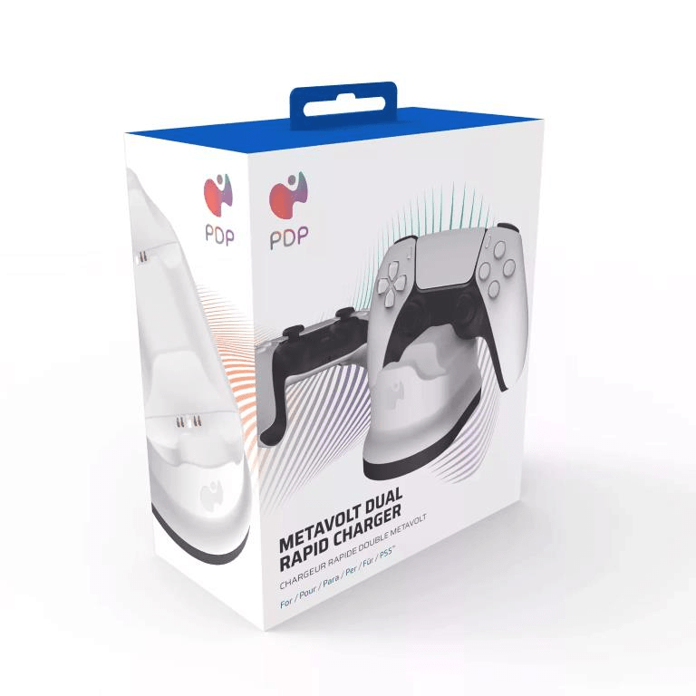 PS5 Metavolt Dual Charger - White - 1