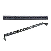 Acconet 48 Port RJ45 Patch Panel, 2U , Black - Image 2