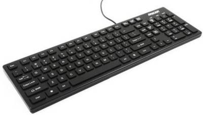 Mecer BLACK USB SLIM KEYBOARD W/Copilot.