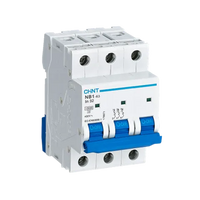 Chint NB1 3-Pole 63A 6kA AC Circuit Breaker C-Curve DIN-Rail Mount - Image 2