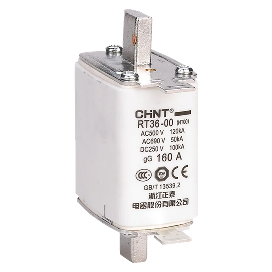 Chint 160A Battery Fuse AC500V DC250V for NHR17 Fuse Switch Disconnector