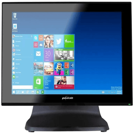 Poslab 15''PCAP Touch Monitor, USB Interface, Res 1024*768, VESA 75 Compatible