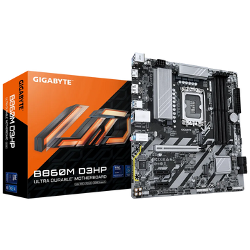 GIGABYTE Intel® B860 Chipset for LGA 1851, 4x DDR5, 2x M2, HDMI/DP, mATX