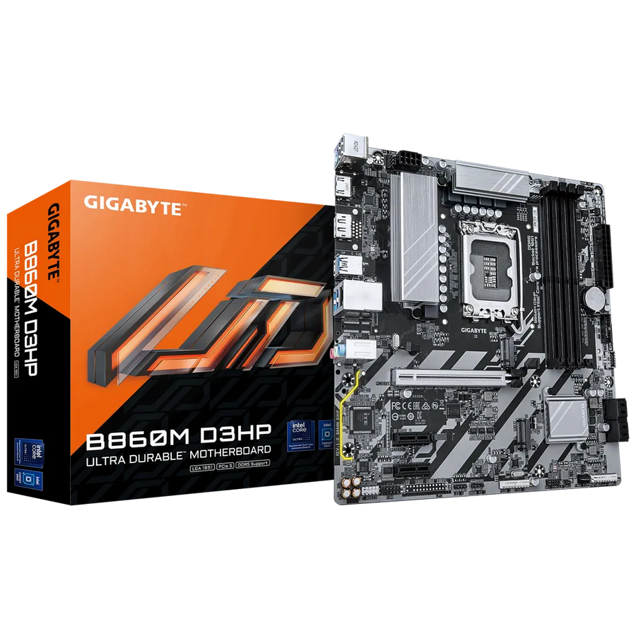 Gigabyte B860M D3H Plus Intel LGA1851 Micro-ATX Motherboard DDR5