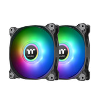 Thermaltake TT Fan, Pure Duo 14 ARGB 2PK Black